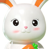 Piggy Bank Plastic Cute Rabbit Shape Fall Prevention Large Capacity Bunny Money Box for Children Gift