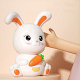 Piggy Bank Plastic Cute Rabbit Shape Fall Prevention Large Capacity Bunny Money Box for Children Gift