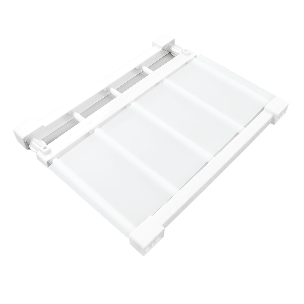 Tension Rod Shelf 14.2 Inch Width Nail Free Expandable Storage Rack for Cabinet Wardrobe 38 to 55cm /15 to 21.7in