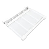 Tension Rod Shelf 14.2 Inch Width Nail Free Expandable Storage Rack for Cabinet Wardrobe 38 to 55cm /15 to 21.7in