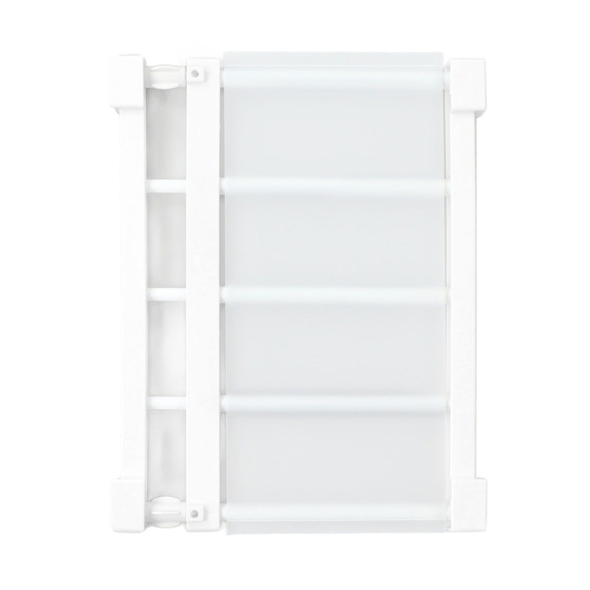 Tension Rod Shelf 14.2 Inch Width Nail Free Expandable Storage Rack for Cabinet Wardrobe 38 to 55cm /15 to 21.7in