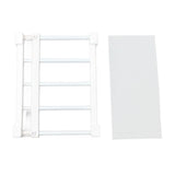 Tension Rod Shelf 14.2 Inch Width Nail Free Expandable Storage Rack for Cabinet Wardrobe 38 to 55cm /15 to 21.7in - Close-Up Angle