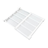 Tension Rod Shelf 14.2 Inch Width Nail Free Expandable Storage Rack for Cabinet Wardrobe 38 to 55cm /15 to 21.7in