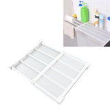 Tension Rod Shelf 14.2 Inch Width Nail Free Expandable Storage Rack for Cabinet Wardrobe 38 to 55cm /15 to 21.7in