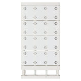 Wardrobe Partition Board Storage Extendable Rod Space Saving Layered Partition Board for Cabinet 18.9-31.5in - Front View