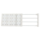 Wardrobe Partition Board Storage Extendable Rod Space Saving Layered Partition Board for Cabinet 18.9-31.5in