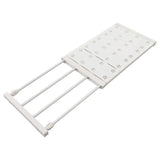 Wardrobe Partition Board Storage Extendable Rod Space Saving Layered Partition Board for Cabinet 18.9-31.5in