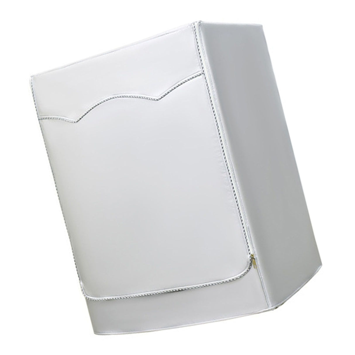 Washing Machine Cover Waterproof Dustproof Sunscreen for Fully Automatic Washer Silvering Oxford Cloth Piping Zipper L