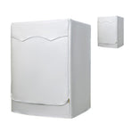Washing Machine Cover Waterproof Dustproof Sunscreen for Fully Automatic Washer Silvering Oxford Cloth Piping Zipper L