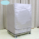 Washing Machine Cover Waterproof Dustproof Sunscreen for Fully Automatic Washer Silvering Oxford Cloth Piping Zipper L - 45-Degree Angle
