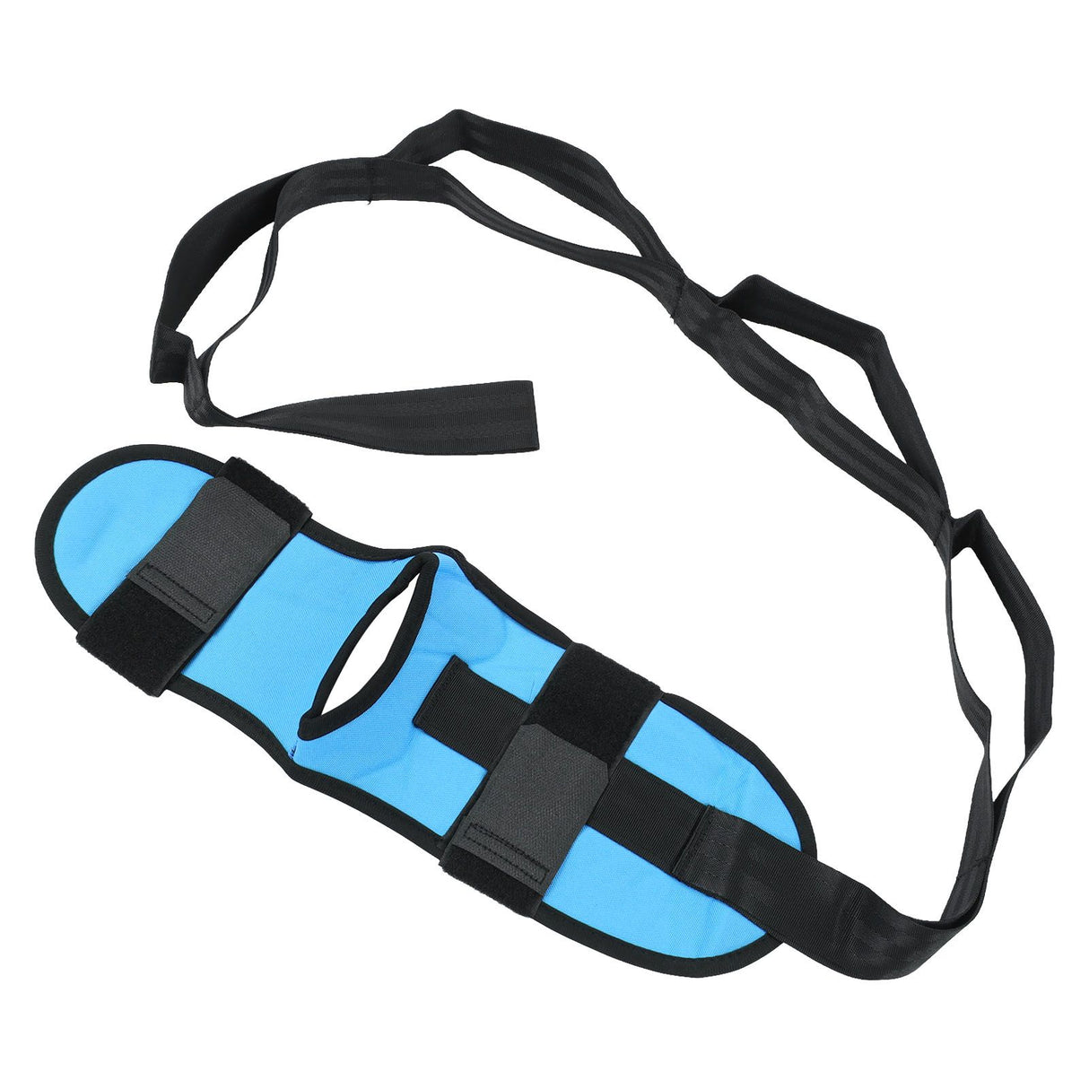 Leg Stretching Strap Muscle Relaxing High Elasticity Improve Flexibility Rehabilitation Foot Stretch Strap Blue
