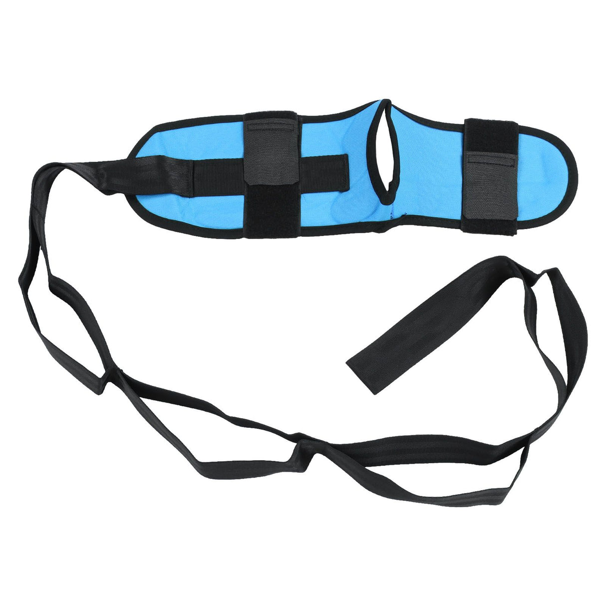 Leg Stretching Strap Muscle Relaxing High Elasticity Improve Flexibility Rehabilitation Foot Stretch Strap Blue