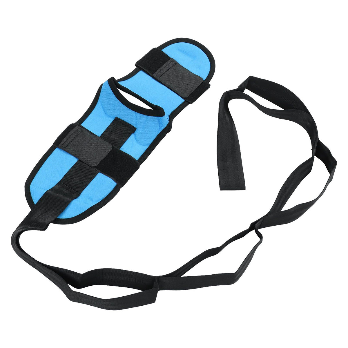 Leg Stretching Strap Muscle Relaxing High Elasticity Improve Flexibility Rehabilitation Foot Stretch Strap Blue