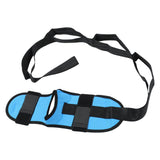 Leg Stretching Strap Muscle Relaxing High Elasticity Improve Flexibility Rehabilitation Foot Stretch Strap Blue - Extra Image
