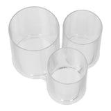 Clear Round Plastic Makeup Container Transparent Cylinder Makeup Brush Holder Organizer