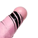 Pocket Umbrella Mini Compact Foldable Umbrella Pink for Sunny and Rainny Days 6 Umbrella Ribs - Low Angle