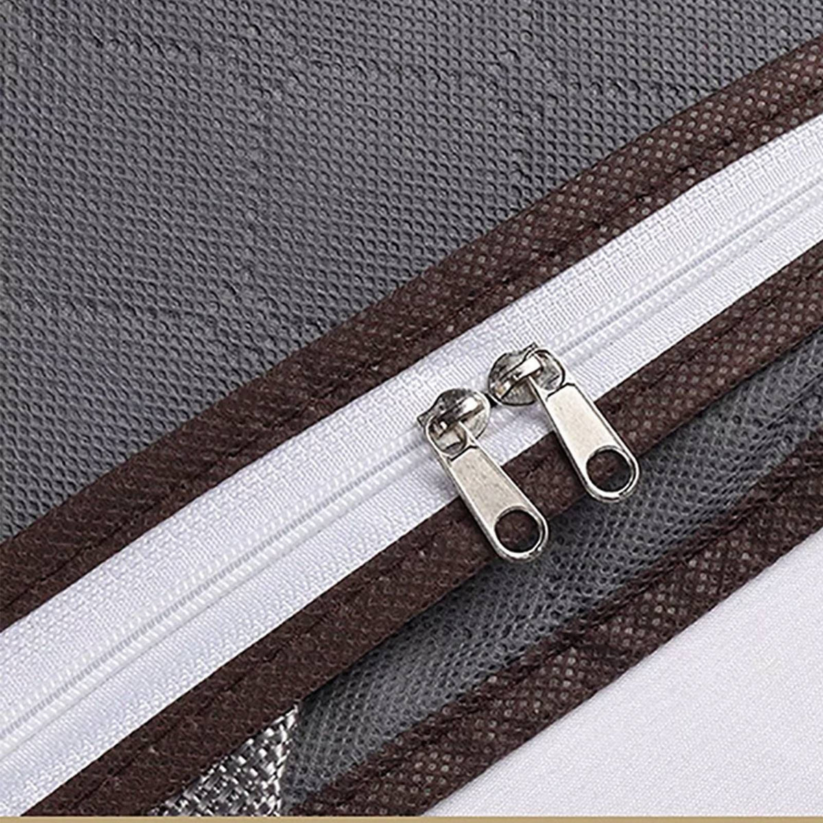 Clothes Storage Bag Large Capacity Foldable Clothing Moving Bag with Front Transparent Window