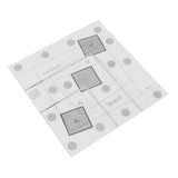 Log Cabin Quilt Ruler Transparent Acrylic Quilting Ruler Log Cabin Trim Tool