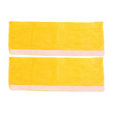 2pcs Refrigerator Door Handle Covers Soft Dustproof Refrigerator Handle Gloves for Kitchen Dining Yellow
