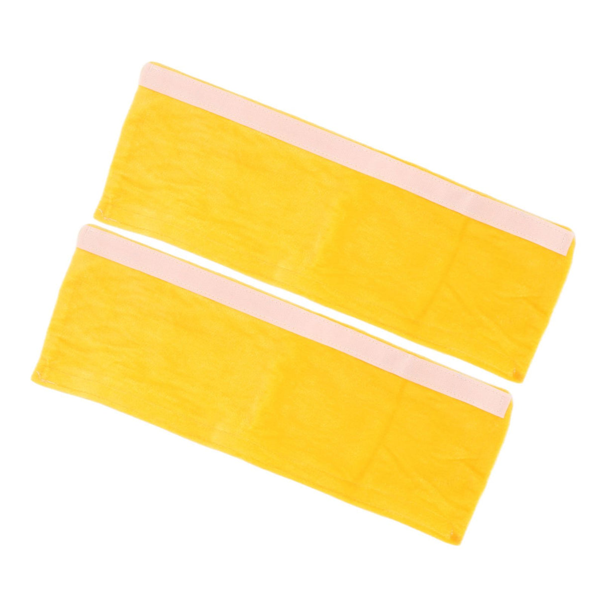 2pcs Refrigerator Door Handle Covers Soft Dustproof Refrigerator Handle Gloves for Kitchen Dining Yellow