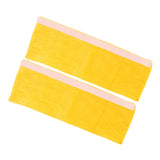 2pcs Refrigerator Door Handle Covers Soft Dustproof Refrigerator Handle Gloves for Kitchen Dining Yellow
