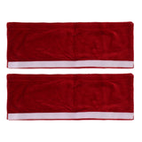 2pcs Refrigerator Door Handle Covers Soft Dustproof Refrigerator Handle Gloves for Kitchen Dining Claret