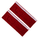 2pcs Refrigerator Door Handle Covers Soft Dustproof Refrigerator Handle Gloves for Kitchen Dining Claret