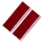 2pcs Refrigerator Door Handle Covers Soft Dustproof Refrigerator Handle Gloves for Kitchen Dining Claret - Close-Up Angle