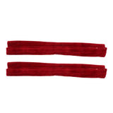 2pcs Refrigerator Door Handle Covers Soft Dustproof Refrigerator Handle Gloves for Kitchen Dining Claret
