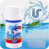 5Pcs Drain Clog Remover Powerful Pipe Cleaning Powder for Kitchen Sink Drain Toilet Pipeline Cleaning Tool - Low Angle