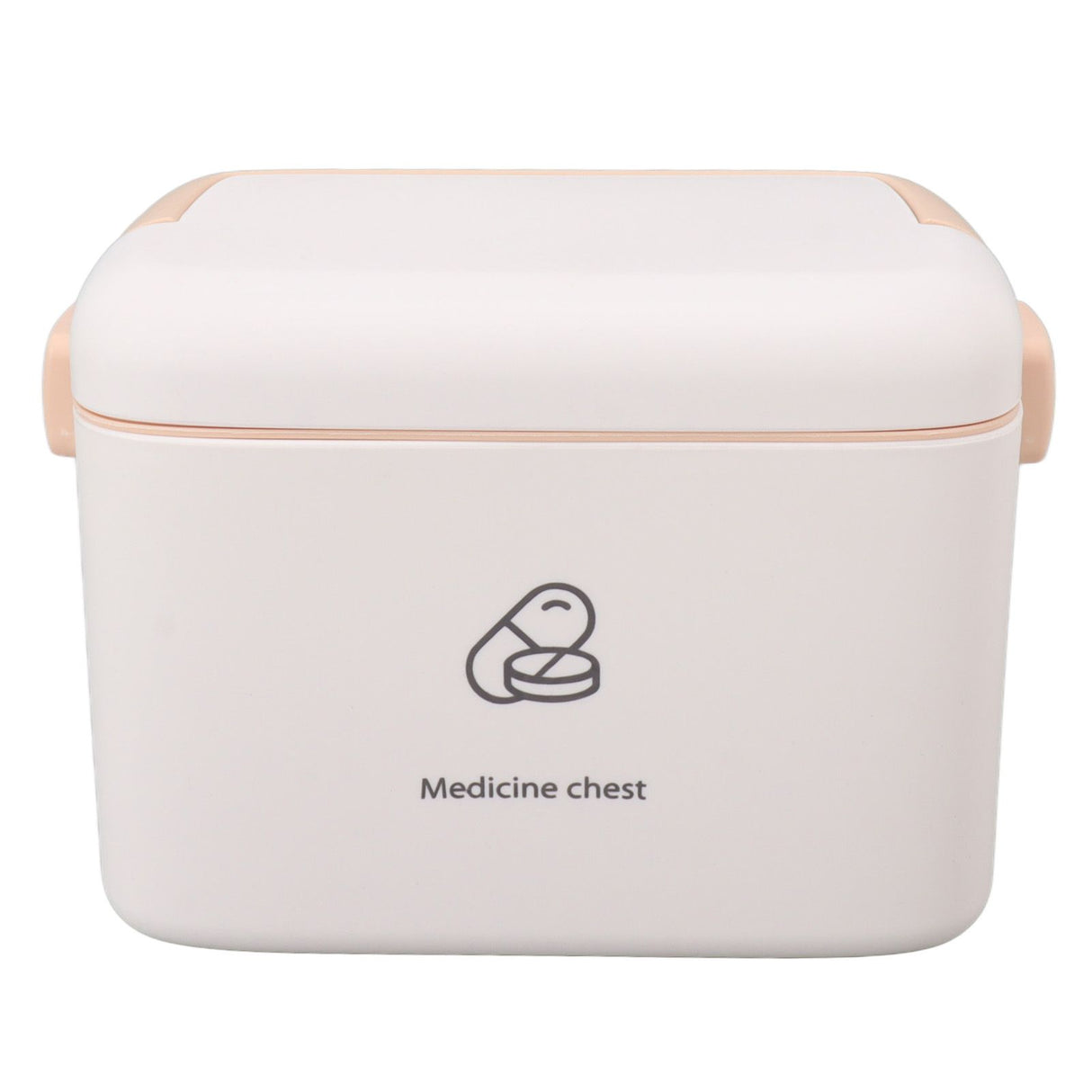 Large Medicine Storage Box Organizer Container Family Emergency Medicine Case with Removable Tray Type B