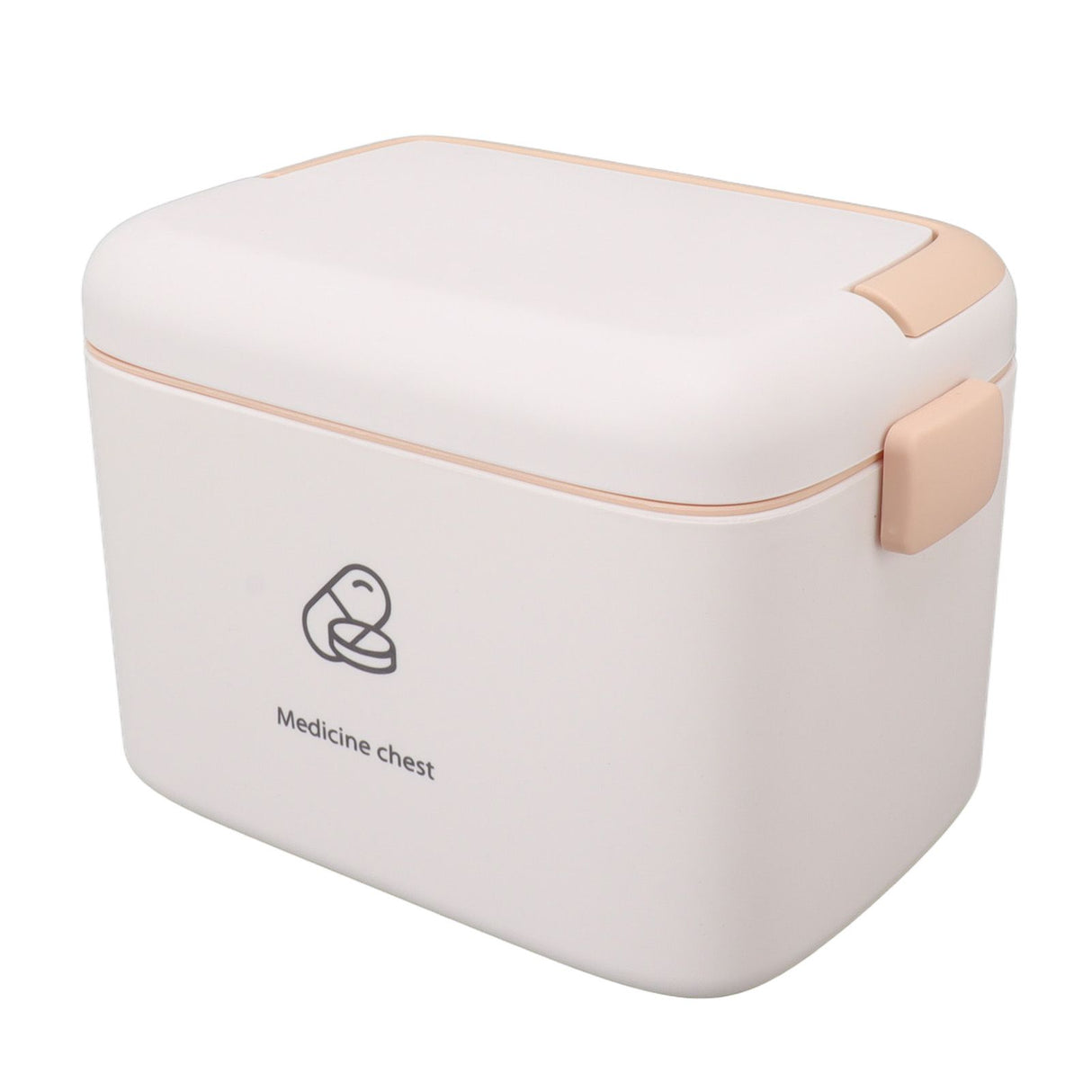 Large Medicine Storage Box Organizer Container Family Emergency Medicine Case with Removable Tray Type B
