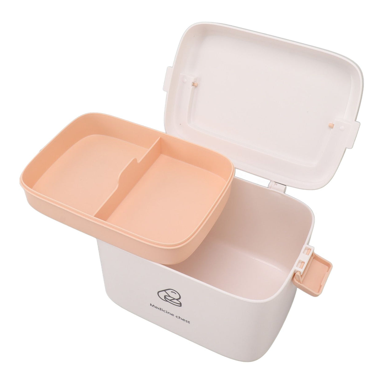 Large Medicine Storage Box Organizer Container Family Emergency Medicine Case with Removable Tray Type B