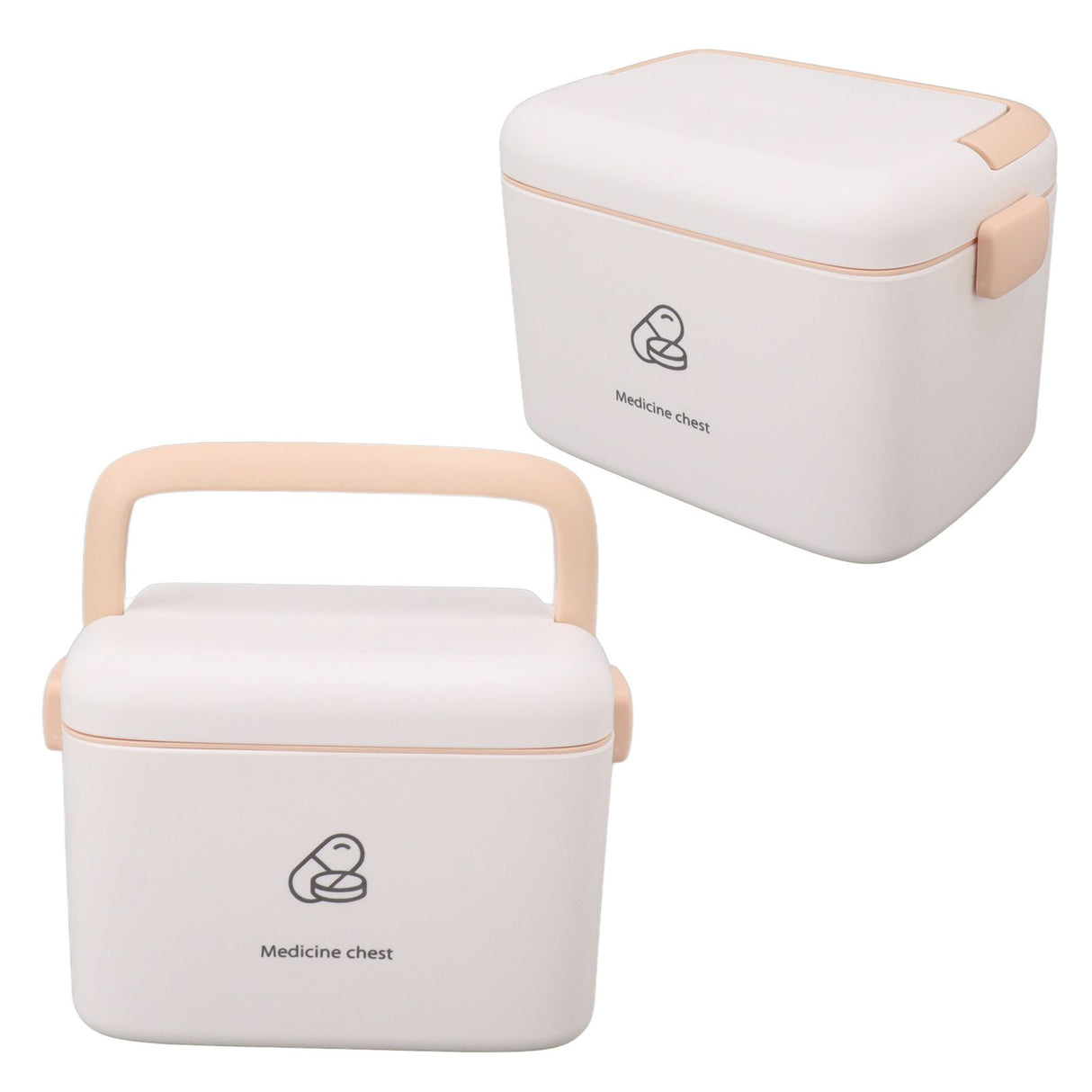 Large Medicine Storage Box Organizer Container Family Emergency Medicine Case with Removable Tray Type B