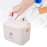 Large Medicine Storage Box Organizer Container Family Emergency Medicine Case with Removable Tray Type B - Extra Image