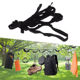 Camping Clothesline Multifunctional Nylon Laundry Clothesline Drying Line for Travel Garden Garage - Extra Image