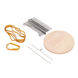 28 Pins Convenient Darning Loom Manual Darning Weaving Loom Tool for Socks Clothes - Side View