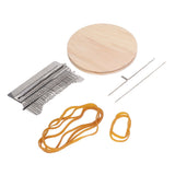 28 Pins Convenient Darning Loom Manual Darning Weaving Loom Tool for Socks Clothes - Top-Down View