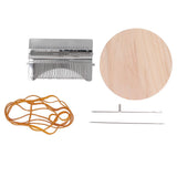 28 Pins Convenient Darning Loom Manual Darning Weaving Loom Tool for Socks Clothes - 45-Degree Angle