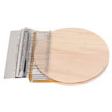 28 Pins Convenient Darning Loom Manual Darning Weaving Loom Tool for Socks Clothes - Low Angle