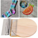 28 Pins Convenient Darning Loom Manual Darning Weaving Loom Tool for Socks Clothes - Extra Image