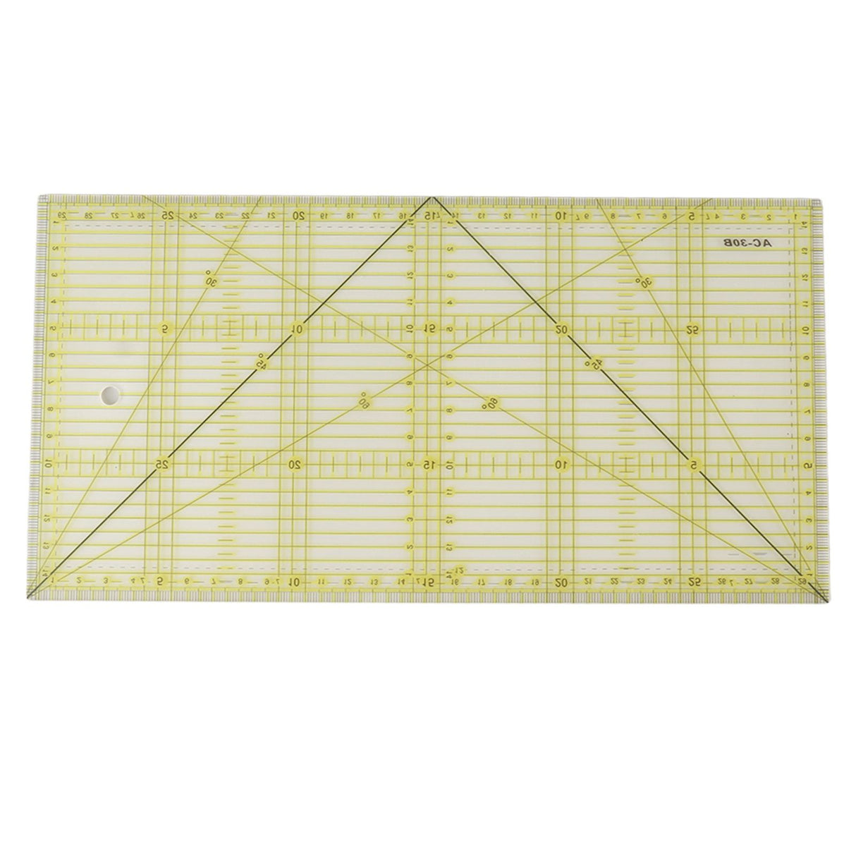 Acrylic Quilt Ruler DIY Precise Scale Transparent Quilting Ruler for Sewing Measuring Patchwork