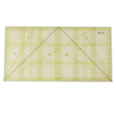 Acrylic Quilt Ruler DIY Precise Scale Transparent Quilting Ruler for Sewing Measuring Patchwork