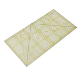 Acrylic Quilt Ruler DIY Precise Scale Transparent Quilting Ruler for Sewing Measuring Patchwork - Side View