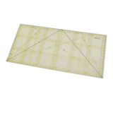Acrylic Quilt Ruler DIY Precise Scale Transparent Quilting Ruler for Sewing Measuring Patchwork - Top-Down View