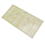 Acrylic Quilt Ruler DIY Precise Scale Transparent Quilting Ruler for Sewing Measuring Patchwork - Close-Up Angle