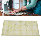 Acrylic Quilt Ruler DIY Precise Scale Transparent Quilting Ruler for Sewing Measuring Patchwork - Extra Image