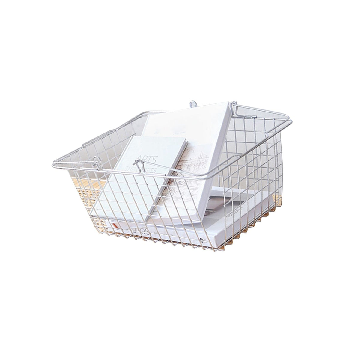 Storage Basket Convenient High Load Bearing Capacity for Bedroom Kitchen Dormitory Supplies Hand Storage Basket