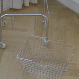 Storage Basket Convenient High Load Bearing Capacity for Bedroom Kitchen Dormitory Supplies Hand Storage Basket - 45-Degree Angle