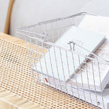 Storage Basket Convenient High Load Bearing Capacity for Bedroom Kitchen Dormitory Supplies Hand Storage Basket